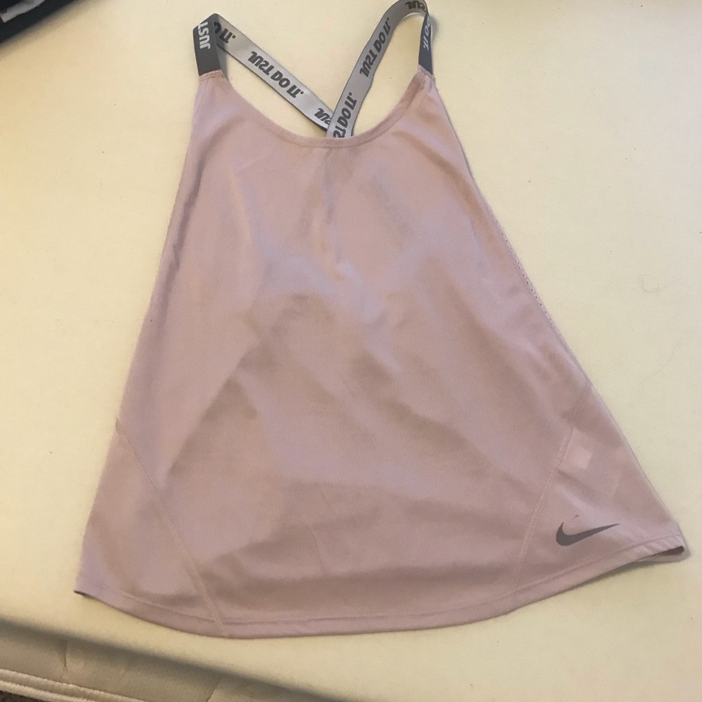 Nike pink workout tank top